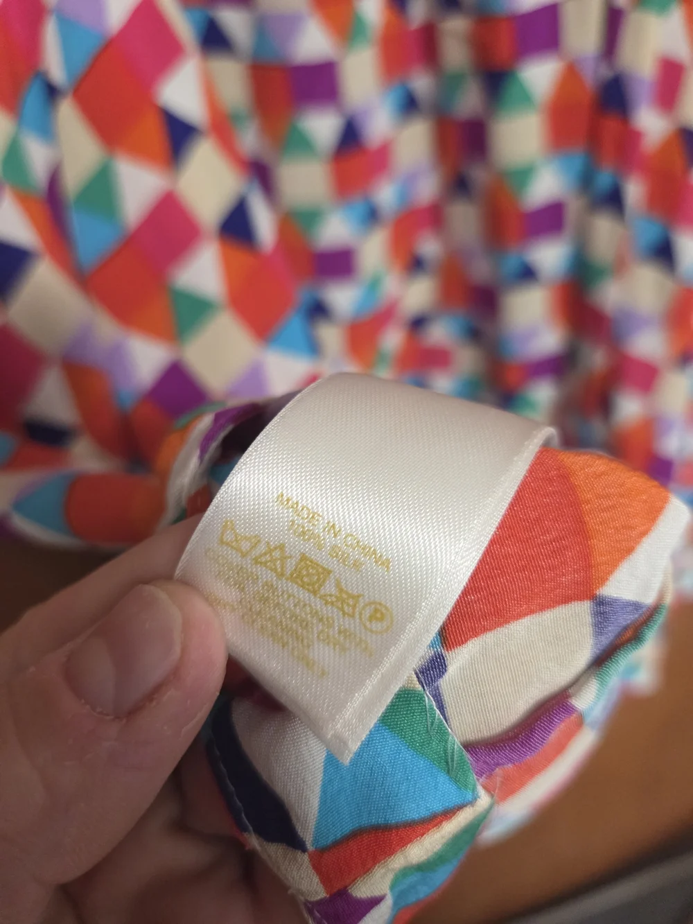 Kate Spade 100% Silk Multicolor Geometric Sleeveless Dress